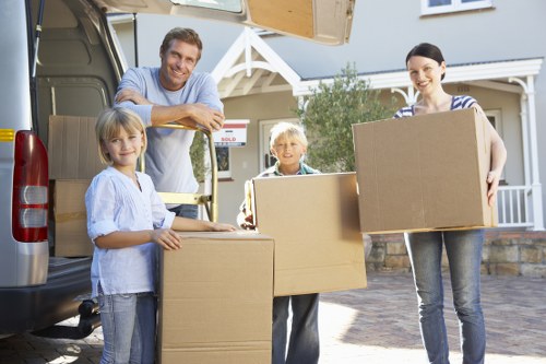 Moving service preparing for a flat or apartment relocation in Kingsbury