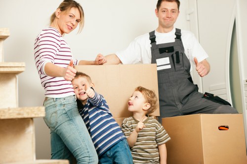 Local moving support in Kingsbury for boxes and household items