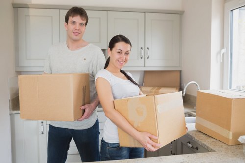 Removal van used for residential and business moves in Kingsbury